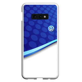 Чехол для Samsung S10E с принтом VOLKSWAGEN в Кировске, Силикон | Область печати: задняя сторона чехла, без боковых панелей | Тематика изображения на принте: auto | automobile | car | machine | motor | motor car | sport car | volkswagen | автомашина | бренд | легковой автомобиль | марка | спортивный автомобиль | тачка | фольксваген | фольц