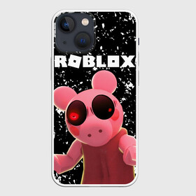 Чехол для iPhone 13 mini с принтом Roblox piggy Свинка Пигги. в Кировске,  |  | game | gamer | logo | minecraft | piggi | roblox | simulator | игра | конструктор | лого | пигги | свинья | симулятор | строительство | фигура