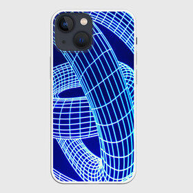 Чехол для iPhone 13 mini с принтом НЕОНОВАЯ СПИРАЛЬ в Кировске,  |  | abstract | abstraction | geometry | line | pattern | psy | абстрактный | абстракция | геометрия | краски | кубики | линии | неоновые | неоновый | психоделика | текстура