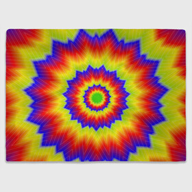 Плед 3D с принтом Tie-Dye в Кировске, 100% полиэстер | закругленные углы, все края обработаны. Ткань не мнется и не растягивается | abstract | colorful | dye | gradient | texture | tie | абстракция | градиент | дай | тай | текстура | цветной