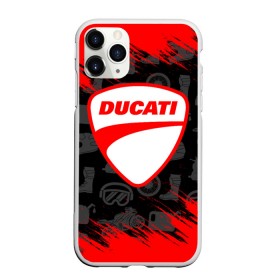 Чехол для iPhone 11 Pro матовый с принтом DUCATI [2] в Кировске, Силикон |  | ducati | moto | дукати | мото | мотоцикл