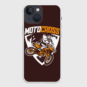 Чехол для iPhone 13 mini с принтом MOTOCROSS | МОТОКРОСС (Z) в Кировске,  |  | 2020 | auto | bike | moto | motorcycle | sport | авто | автомобиль | автомобильные | байк | бренд | марка | машины | мото | мотоциклы | спорт