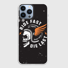 Чехол для iPhone 13 Pro Max с принтом RIDE FAST   DIE LAST | МОТО ЖИЗНЬ (Z) в Кировске,  |  | 2020 | auto | bike | moto | motorcycle | sport | авто | автомобиль | автомобильные | байк | бренд | марка | машины | мото | мотоциклы | спорт