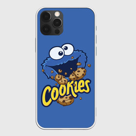 Чехол для iPhone 12 Pro Max с принтом Cookies в Кировске, Силикон |  | cookie | cookiemonster | delicious | eat | monster | yummy | еда | коржик | куки | кукимонстр | монстр | печенье | сезам | сладости | улица | улицасезам