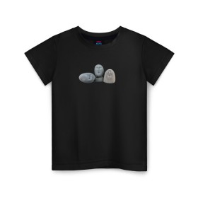 Детская футболка хлопок с принтом Камни с лицами МЕМ 2020 в Кировске, 100% хлопок | круглый вырез горловины, полуприлегающий силуэт, длина до линии бедер | каменные лица | камни с человеческими лицами. | мем