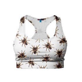 Женский спортивный топ 3D с принтом В пауках в Кировске, 82% полиэстер, 18% спандекс Ткань безопасна для здоровья, позволяет коже дышать, не мнется и не растягивается |  | pattern | spider | джунгли | дикие | животные | жуки | звери | лапы | мерзкие | монстр | насекомые | паттерн | паук | пауки | паутина | паучок | птицеед | страшный | существа | тараканы | тарантул | тропики