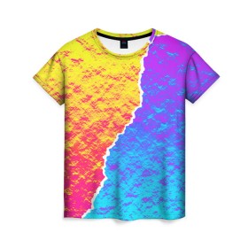 Женская футболка 3D с принтом Цветные переливы в Кировске, 100% полиэфир ( синтетическое хлопкоподобное полотно) | прямой крой, круглый вырез горловины, длина до линии бедер | абстрактный | блестящие | волны | геометрия | градиент | краски | летний | лето | море | небо | неоновые | облака | океан | перламутр | поп | радуга | радужный | разноцветные | река | ретро | русалка