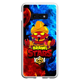 Чехол для Samsung S10E с принтом BRAWL STARS EVIL GENE ДЖИН в Кировске, Силикон | Область печати: задняя сторона чехла, без боковых панелей | Тематика изображения на принте: bibi | brawl stars | coach mike | crow | evil gene | gale | gene | leon | leon shark | max | mecha crow | mortis | mr.p | nani | phoenix | sally leon | sandy | spike | sprout | tara | virus 8 bit | werewolf | ворон | джин | оборотень