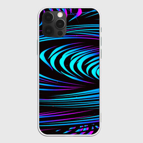 Чехол для iPhone 12 Pro Max с принтом STRIPES WAVE в Кировске, Силикон |  | Тематика изображения на принте: abstract | abstraction | geometry | line | pattern | psy | абстрактный | абстракция | геометрия | краски | кубики | линии | неоновые | неоновый | психоделика | текстура