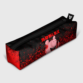 Пенал 3D с принтом Roblox piggy Свинка Пигги в Кировске, 100% полиэстер | плотная ткань, застежка на молнии | game | gamer | logo | minecraft | piggi | roblox | simulator | игра | конструктор | лого | пигги | свинья | симулятор | строительство | фигура