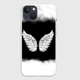 Чехол для iPhone 13 с принтом Im an angel в Кировске,  |  | angel | birds | fly | wings | ангел | бабочка | богиня | воздушный | демон | дым | космос | крылья | лебедь | летать | летучий | милые | мифические | небесный | небо | облако | пегас | перья | прикольные | птица | рай