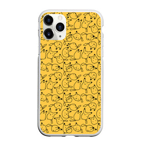 Чехол для iPhone 11 Pro Max матовый с принтом Покемон Пикачу в Кировске, Силикон |  | doodling | pikachu | pokemon | textures | дудлинг | желтый покемон | пика пика | пикачу | покемон | покемоны | стикербомбинг | текстуры | фон