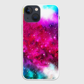 Чехол для iPhone 13 mini с принтом Туманность в Кировске,  |  | space | stars | абстракция | бесконечный | блестящий | вселенная | галактика | дым | звездная | звезды | космический | космос | краски | лето | материя | небо | неоновый | нло | ночь | облака | планеты | радуга