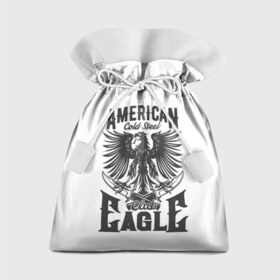 Подарочный 3D мешок с принтом Американский орел (Z) в Кировске, 100% полиэстер | Размер: 29*39 см | aa | american | the united states of america | usa | аа | америка | американский орел | герб | орел | соединённые штаты америки | сша