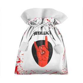 Подарочный 3D мешок с принтом METALLICA (Z) в Кировске, 100% полиэстер | Размер: 29*39 см | kurt kobein | metallica | rock | курт кобейн | металика | металлика | рок | супер звезда