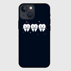 Чехол для iPhone 13 mini с принтом Зубы в Кировске,  |  | sgv | блеск | брекеты | зубы | стоматолог