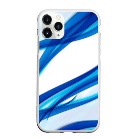 Чехол для iPhone 11 Pro Max матовый с принтом STRIPES BLUE в Кировске, Силикон |  | abstract | abstraction | geometry | line | pattern | psy | абстрактный | абстракция | геометрия | краски | кубики | линии | неоновые | неоновый | психоделика | текстура