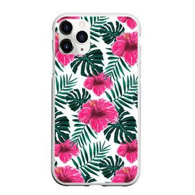 Чехол для iPhone 11 Pro Max матовый с принтом Гавайский гибискус в Кировске, Силикон |  | flower | hawaii | hibiscus | palms | summer | sun | ботаника | гаваи | гавайи | гавайка | гавайская | гибискус | красочная | летняя | лето | листья | отдых | отпуск | пальма | пальмы | пляж | растения | символ