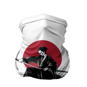 Бандана-труба 3D с принтом Японский самурай (Z) в Кировске, 100% полиэстер, ткань с особыми свойствами — Activecool | плотность 150‒180 г/м2; хорошо тянется, но сохраняет форму | Тематика изображения на принте: japan | ninja | samurai | асихара но накацукуни | буке | воин | вояк | государство япония | мононофу | мститель | мушя | ниндзя | ниппон | нихон | ооясимагуни | сабурай | самурай | слуга | солдат