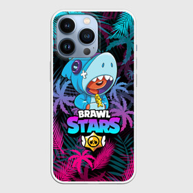 Чехол для iPhone 13 Pro с принтом BRAWL STARS LEON SHARK | ЛЕОН в Кировске,  |  | brawl stars | crow | gale | leon | leon shark | max | mr.p | palmen | rainbow | sally leon | shark | sprout | tara | tropical sprout | virus 8 bit | werewolf leon | акула | берли | бравл старс | ворон | макс | оборотень | пальмы | радуга |