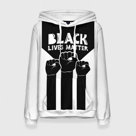 Женская толстовка 3D с принтом Black lives matter | BLM (Z) в Кировске, 100% полиэстер  | двухслойный капюшон со шнурком для регулировки, мягкие манжеты на рукавах и по низу толстовки, спереди карман-кенгуру с мягким внутренним слоем. | derek chauvin | george floyd | thomas lane | активисты | афро | дерек шовин | джордж флойд | жизни чёрных важны | надпись | общественное движение | текст | томас лэйн | трэйвон мартина | ту тао