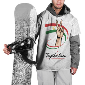 Накидка на куртку 3D с принтом Таджикистан в Кировске, 100% полиэстер |  | asia | crown | emblem | flag | gesture | hand | republic | sign | stars | state | tajikistan | victory | азия | государство | жест | звезды | знак | корона | победа | республика | рука | таджикистан | флаг | эмблема