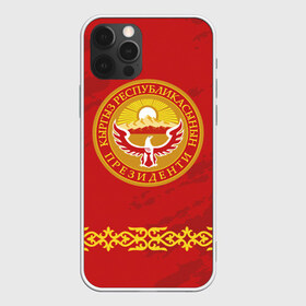 Чехол для iPhone 12 Pro Max с принтом Киргизия в Кировске, Силикон |  | asia | coat of arms | eagle | kgz | kyrgyz republic | kyrgyzstan | ornament | state | sun | азия | герб | государство | киргизия | киргизская республика | кыргыз республикасы | кыргызстан | орел | орнамент | солнце