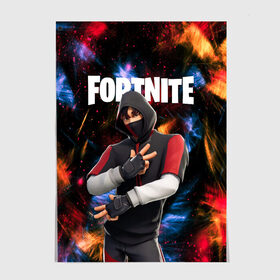 Постер с принтом FORTNITE x IKONIK в Кировске, 100% бумага
 | бумага, плотность 150 мг. Матовая, но за счет высокого коэффициента гладкости имеет небольшой блеск и дает на свету блики, но в отличии от глянцевой бумаги не покрыта лаком | deadmau5 | fortnite | fortnite 2 | fortnite x маршмелло | ikonik | marshmello | ninja | ninja streamer | raven | travis scott | ворон | иконик | ниндзя | пили | рейвен | трэвис скотт | фортнайт