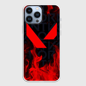 Чехол для iPhone 13 Pro Max с принтом VALORANT | ВАЛОРАНТ в Кировске,  |  | breach | cs go | cypher | fire | flames | jett | league of legends | legends of runeterra | lol | omen | overwatch | phoenix | riot | riot games | sage | sona | sova | valorant | viper | валорант | лига легенд | лол | огонь | пламя