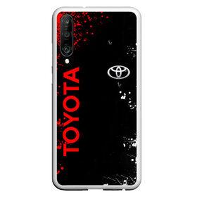 Чехол для Honor P30 с принтом TOYOTA. в Кировске, Силикон | Область печати: задняя сторона чехла, без боковых панелей | Тематика изображения на принте: 2020 | auto | sport | toyota | авто | автомобиль | автомобильные | бренд | марка | машины | спорт | тойота