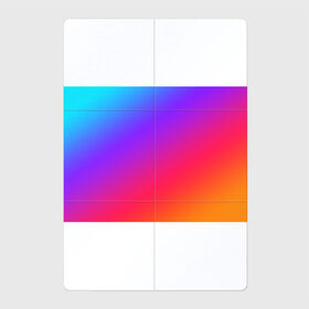 Магнитный плакат 2Х3 с принтом Градиент в Кировске, Полимерный материал с магнитным слоем | 6 деталей размером 9*9 см | градиент | оранжевый | розовый | синий | фиолетовый