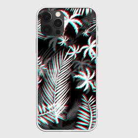 Чехол для iPhone 12 Pro с принтом ПАЛЬМЫ | TROPICAL GLITCH в Кировске, силикон | область печати: задняя сторона чехла, без боковых панелей | glitch | hotline miami | neon | new retro wave | outrun | outrun electro | paints | palmen | rainbow | retro | retrowave | summer | synth | synthwave | tropical | глитч | краски | лето | неон | пальмы | радуга | ретро | тропики | хотлайн 