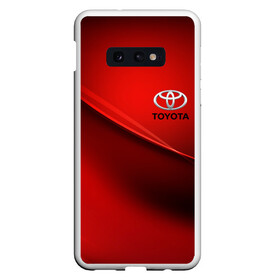 Чехол для Samsung S10E с принтом TOYOTA в Кировске, Силикон | Область печати: задняя сторона чехла, без боковых панелей | Тематика изображения на принте: abstract | auto | brand | car | geometry | sport | texture | toyota | абстракция | авто | автомобильные | бренд | геометрия | классика | машины | модные | спорт | стиль | текстура | тоёта