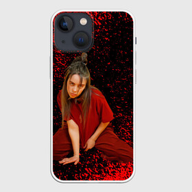 Чехол для iPhone 13 mini с принтом Billie Eilish. в Кировске,  |  | billie eilish | gloom pop | listen before i go на spotify | music | американская певица | билли | билли айлиш | депрессии | мисс парадокс | мрачный поп | музыка | сонный паралич | фобии | яркие волосы