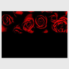 Поздравительная открытка с принтом Готика в Кировске, 100% бумага | плотность бумаги 280 г/м2, матовая, на обратной стороне линовка и место для марки
 | black | flowers | red | rose | rozario | vampire | алые | бутоны | вампир | винтаж | готический | красныерозы | кровь | лепестки | летний | лето | ночь | природа | растения | роза | розочка | розы | рок | темный | узор