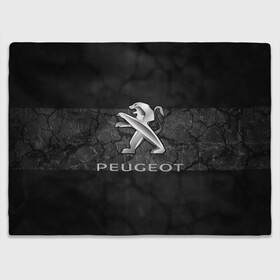 Плед 3D с принтом PEUGEOT. в Кировске, 100% полиэстер | закругленные углы, все края обработаны. Ткань не мнется и не растягивается | Тематика изображения на принте: abstract | auto | brand | car | geometry | peugeot | sport | texture | абстракция | авто | автомобильные | бренд | геометрия | классика | машины | модные | пежо | спорт | стиль | текстура