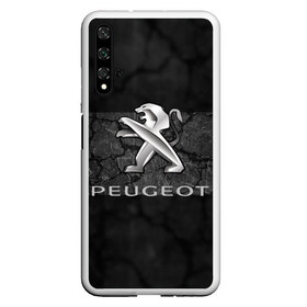 Чехол для Honor 20 с принтом PEUGEOT в Кировске, Силикон | Область печати: задняя сторона чехла, без боковых панелей | Тематика изображения на принте: abstract | auto | brand | car | geometry | peugeot | sport | texture | абстракция | авто | автомобильные | бренд | геометрия | классика | машины | модные | пежо | спорт | стиль | текстура