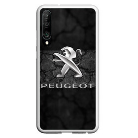 Чехол для Honor P30 с принтом PEUGEOT в Кировске, Силикон | Область печати: задняя сторона чехла, без боковых панелей | Тематика изображения на принте: abstract | auto | brand | car | geometry | peugeot | sport | texture | абстракция | авто | автомобильные | бренд | геометрия | классика | машины | модные | пежо | спорт | стиль | текстура