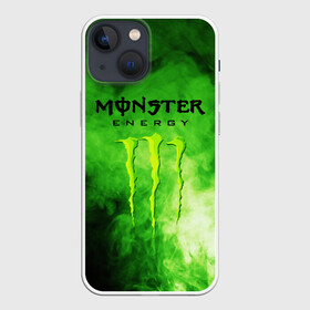Чехол для iPhone 13 mini с принтом MONSTER ENERGY в Кировске,  |  | brend | green | monster energy | андреналин | бренд | зеленый | логотип | монстр | напиток | энергетик | энергия