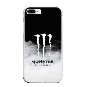 Чехол для iPhone 7Plus/8 Plus матовый с принтом MONSTER ENERGY BLACK в Кировске, Силикон | Область печати: задняя сторона чехла, без боковых панелей | brend | green | monster energy | андреналин | бренд | зеленый | логотип | монстр | напиток | энергетик | энергия