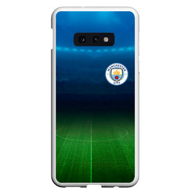 Чехол для Samsung S10E с принтом MANCHESTER CITY в Кировске, Силикон | Область печати: задняя сторона чехла, без боковых панелей | fc | football | football club | manchester city fc | sport | английский футбольный клуб | манчестер | манчестер сити | спорт | спортивный клуб | уефа | униформа | фирменные цвета | фк | футбол | футбольный клуб