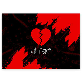 Поздравительная открытка с принтом LIL PEEP / ЛИЛ ПИП в Кировске, 100% бумага | плотность бумаги 280 г/м2, матовая, на обратной стороне линовка и место для марки
 | Тематика изображения на принте: beautiful | daddy | heart | life | lil | lilpeep | music | peep | rap | rapper | rip | tattoo | лил | лилпип | литл | лого | музыка | папочка | пип | рип | рожица | рэп | рэпер | рэперы | сердечко | сердце | символ | тату | татуировки