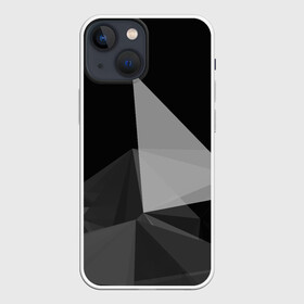 Чехол для iPhone 13 mini с принтом Camo   Black  White в Кировске,  |  | abstract | abstraction | color | geometry | polygon | polygonal | абстракция | геометрия | полигоны | психоделика