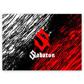 Поздравительная открытка с принтом Sabaton. в Кировске, 100% бумага | плотность бумаги 280 г/м2, матовая, на обратной стороне линовка и место для марки
 | battle metal | sabaton | военная тематика | военные песни | война | история войны | классика | музыка | патриотизм | рок | рок группа | сабатон | солдаты | шведская хэви пауэр метал группа