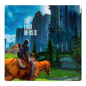Магнитный плакат 3Х3 с принтом The Last of Us Part II в Кировске, Полимерный материал с магнитным слоем | 9 деталей размером 9*9 см | ellie | the last of us part ii | один из нас часть 2 | постапокалипсис | элли