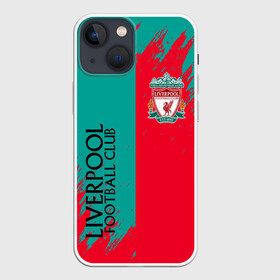 Чехол для iPhone 13 mini с принтом LIVERPOOL. в Кировске,  |  | lfc | liverpool | sport | ynwa | ливерпуль | лфк | спорт