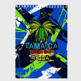 Скетчбук с принтом Jamaica Roots and reggae в Кировске, 100% бумага
 | 48 листов, плотность листов — 100 г/м2, плотность картонной обложки — 250 г/м2. Листы скреплены сверху удобной пружинной спиралью | jamaica | reggae | roots | летняя | лето | надпись | пальма | раста | регги | рэгги | текст | фраза | ямайка