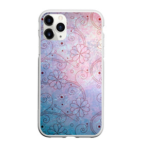 Чехол для iPhone 11 Pro Max матовый с принтом Нежные цвета в Кировске, Силикон |  | Тематика изображения на принте: арт | вектор | нежные цвета | переход цветов | плавный переход | рисунок | розовый | фиолетовый