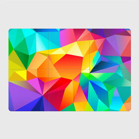 Магнитный плакат 3Х2 с принтом Яркая мозаика в Кировске, Полимерный материал с магнитным слоем | 6 деталей размером 9*9 см | геометрия | мозаика | фигуры | яркие цвета