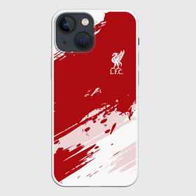 Чехол для iPhone 13 mini с принтом Liverpool F.C. в Кировске,  |  | anfield | champions league | doelpunt | espn | league | lfc | liverpool fc | madrid | melwood | mo salah | premier | voetbal | ziggo | британский | клуб | ливерпуль | футбольный